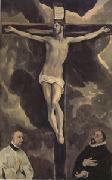 El Greco, Christ on the Cross Adored by Two Donors (mk05)